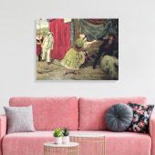 Scène uit de opera "Pagliacci" Canvas Afdruk (Insitu (Woonkamer))