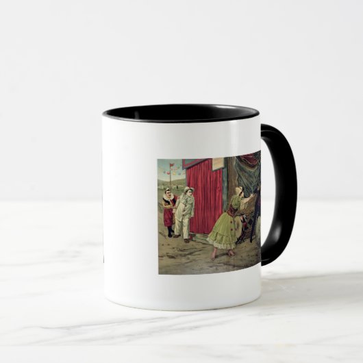 Scène uit de opera "Pagliacci" Mok (Voorkant rechts)