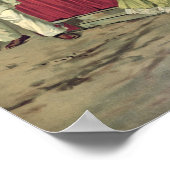 Scène uit de opera "Pagliacci" Poster (Hoek)