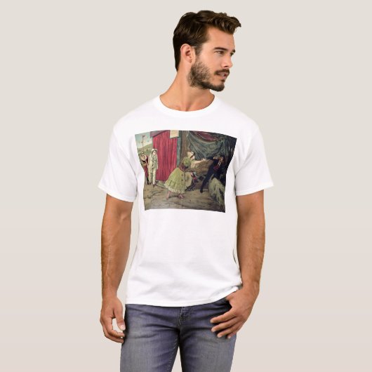 Scène uit de opera "Pagliacci" T-shirt (Voorkant volledig)