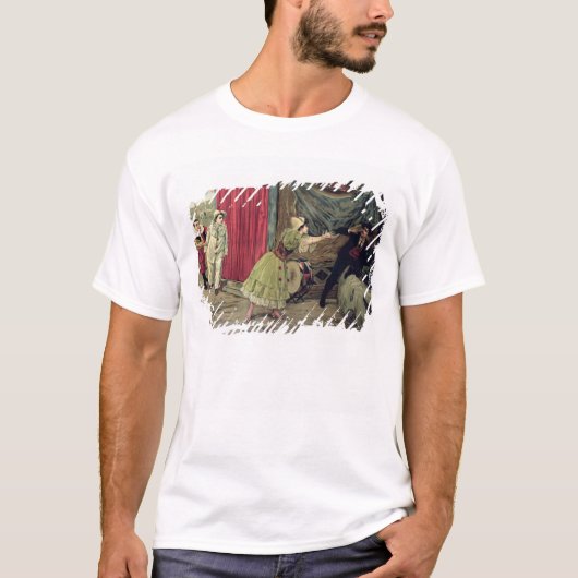 Scène uit de opera "Pagliacci" T-shirt (Voorkant)