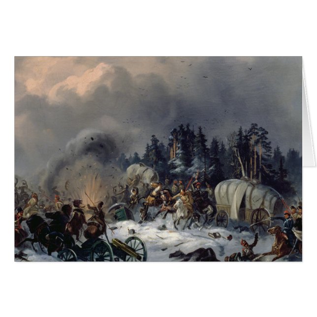 Scène uit de Russisch-Franse oorlog in 1812 (Voorkant Horizontaal)