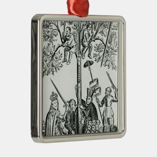 Scene uit de "Shepherd's Oracles" Metalen Ornament (Rechts)