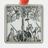 Scene uit de "Shepherd's Oracles" Metalen Ornament (Voorkant)
