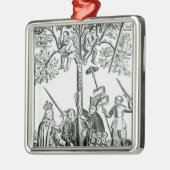 Scene uit de "Shepherd's Oracles" Metalen Ornament (Links)