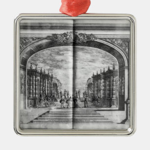 Scene uit de "Shepherd's Oracles" Metalen Ornament