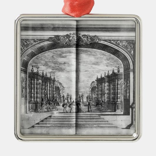 Scene uit de "Shepherd's Oracles" Metalen Ornament (Voorkant)
