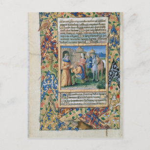Scene uit de "Uren van Louis d'Orleans" Briefkaart