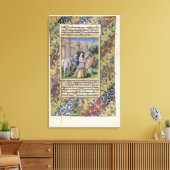 Scene uit de "Uren van Louis d'Orleans" Canvas Afdruk (Insitu (Woonkamer))