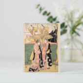 Scène uit een Shosa Act Briefkaart (Staand voorkant)