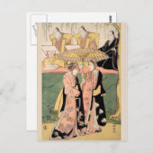 Scène uit een Shosa Act Briefkaart (Voorkant / Achterkant)
