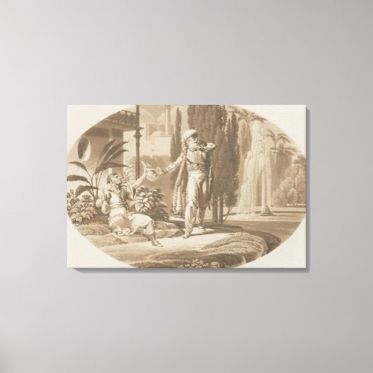 Scène uit het huwelijk van figaro canvas afdruk (Voorkant)