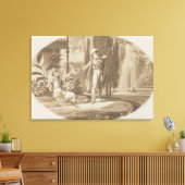 Scène uit het huwelijk van figaro canvas afdruk (Insitu (Woonkamer))