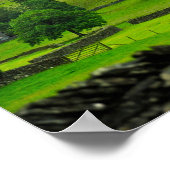 Scène uit het Lake District Poster (Hoek)