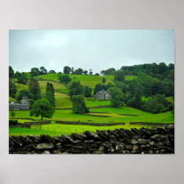 Scène uit het Lake District Poster