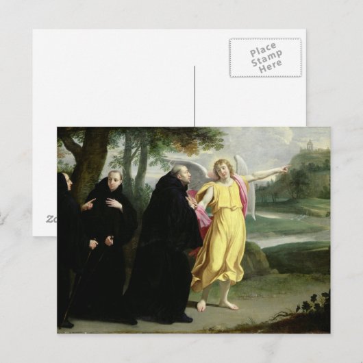 Scene uit het leven van St. Benedict Briefkaart (Voorkant / Achterkant)