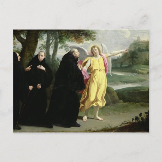 Scene uit het leven van St. Benedict Briefkaart (Voorkant)