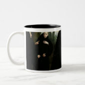 Scene uit het leven van St. Benedict Tweekleurige Koffiemok (Links)