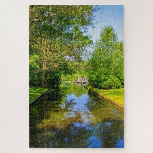 Scene uit het park Keukenhof, Nederland Legpuzzel (Verticaal)