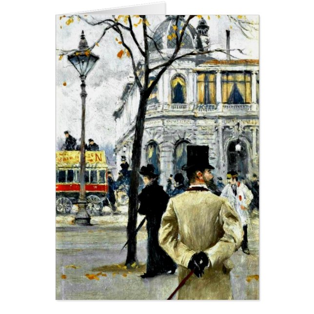 Scene uit Kopenhagen; Paul Gustave Fischer art (Voorkant)