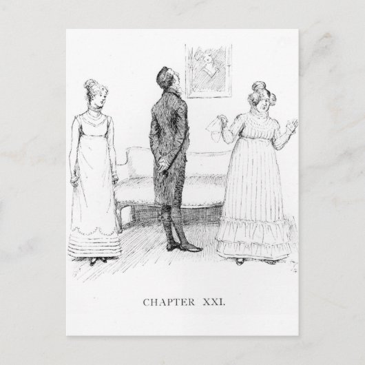 Scène uit 'Pride and Prejudice' Briefkaart (Voorkant)