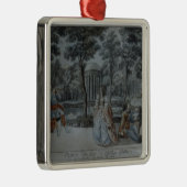 Scène uit 'The Magic Flute' Metalen Ornament (Rechts)