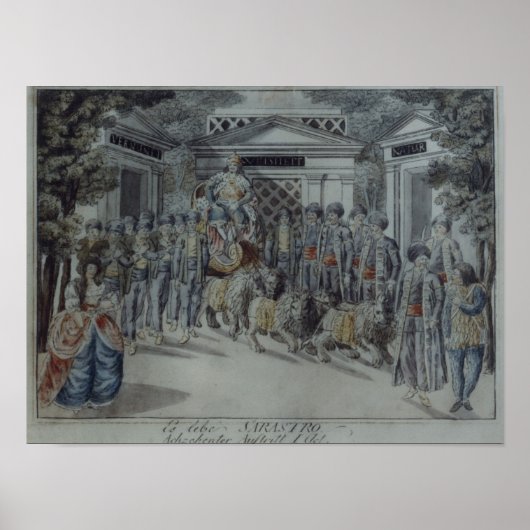 Scène uit 'The Magic Flute' Poster (Voorkant)