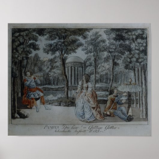 Scène uit 'The Magic Flute' Poster (Voorkant)