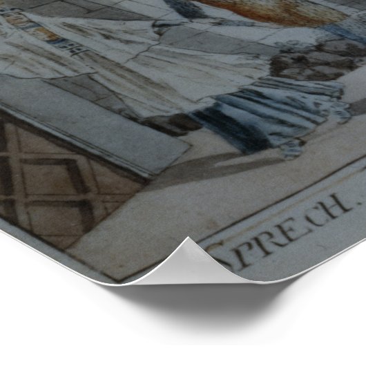 Scène uit 'The Magic Flute' Poster (Hoek)