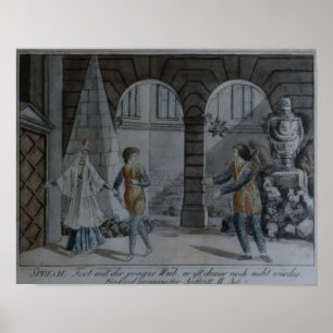 Scène uit 'The Magic Flute' Poster