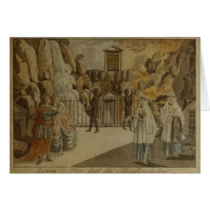 Scène uit 'The Magic Flute' van Mozart, 1795