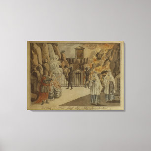 Scène uit 'The Magic Flute' van Mozart, 1795 Canvas Afdruk