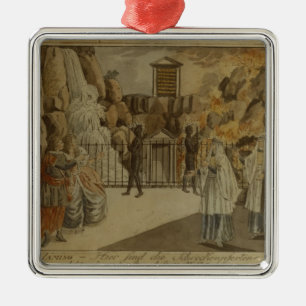 Scène uit 'The Magic Flute' van Mozart, 1795 Metalen Ornament