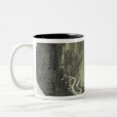 Scène uit 'The Magic Flute' van Mozart Tweekleurige Koffiemok (Links)