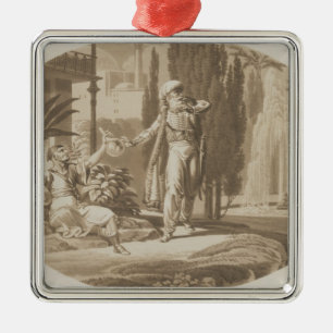 Scène uit 'The Marriage of Figaro' Metalen Ornament