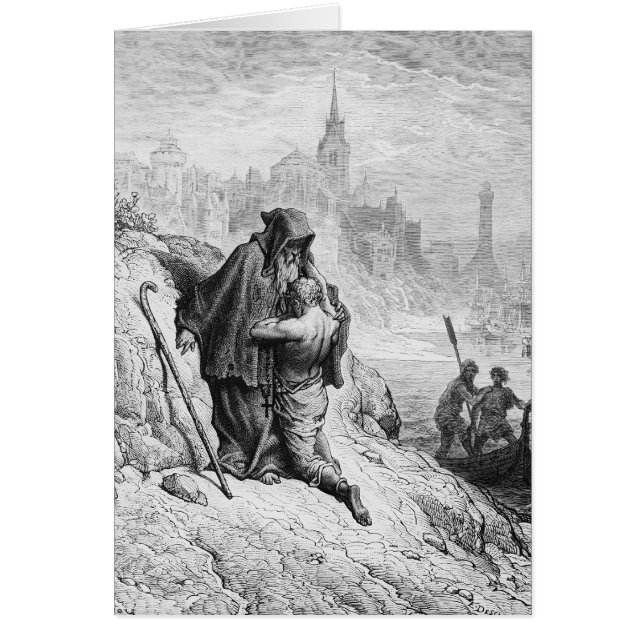 Scene uit 'The Rime of the Ancient Mariner' (Voorkant)