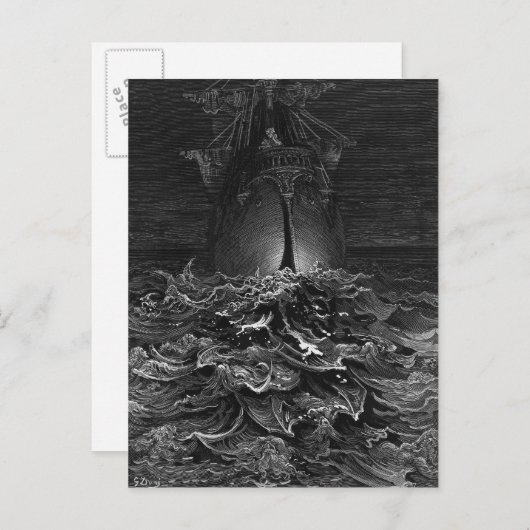 Scène uit 'The Rime of the Ancient Mariner' 2 Briefkaart (Voorkant / Achterkant)