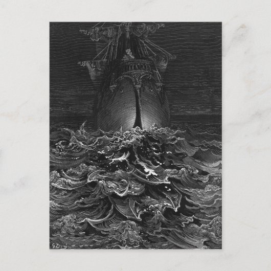 Scène uit 'The Rime of the Ancient Mariner' 2 Briefkaart (Voorkant)