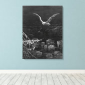 Scène uit 'The Rime of the Ancient Mariner' 2 Canvas Afdruk (Insitu (Houten vloer))