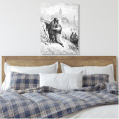 Scène uit 'The Rime of the Ancient Mariner' 2 Canvas Afdruk (Insitu (Slaapkamer))