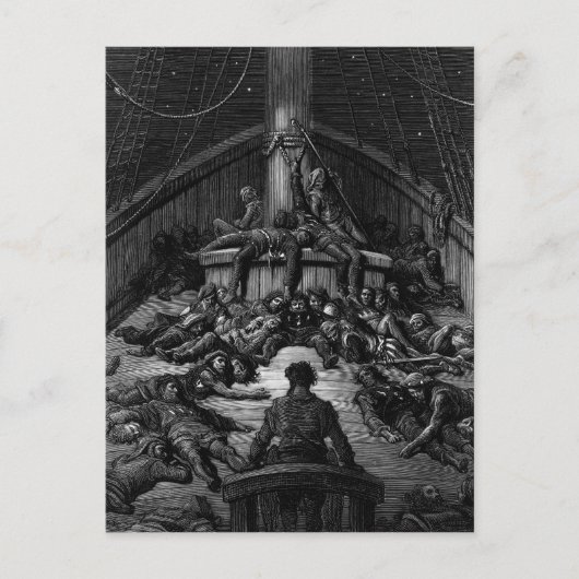 Scène uit 'The Rime of the Ancient Mariner' 3 Briefkaart (Voorkant)