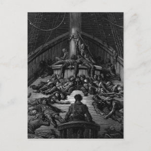 Scène uit 'The Rime of the Ancient Mariner' 3 Briefkaart