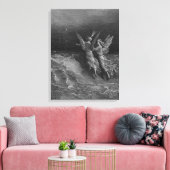 Scène uit 'The Rime of the Ancient Mariner' 3 Canvas Afdruk (Insitu (Woonkamer))