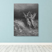 Scène uit 'The Rime of the Ancient Mariner' 3 Canvas Afdruk (Insitu (Houten vloer))