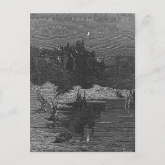 Scène uit 'The Rime of the Ancient Mariner' 4 Briefkaart (Voorkant)