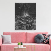 Scène uit 'The Rime of the Ancient Mariner' 4 Canvas Afdruk (Insitu (Woonkamer))