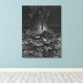 Scène uit 'The Rime of the Ancient Mariner' 4 Canvas Afdruk (Insitu (Houten vloer))