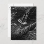 Scene uit 'The Rime of the Ancient Mariner' Briefkaart (Voorkant / Achterkant)