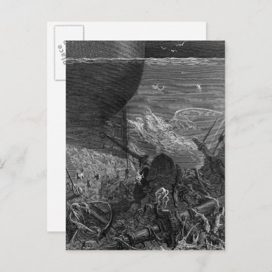 Scene uit 'The Rime of the Ancient Mariner' Briefkaart (Voorkant / Achterkant)