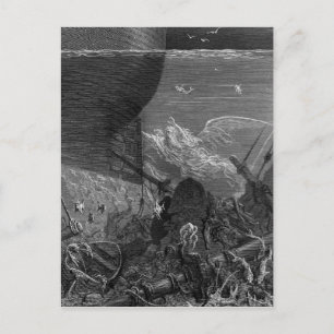 Scene uit 'The Rime of the Ancient Mariner' Briefkaart